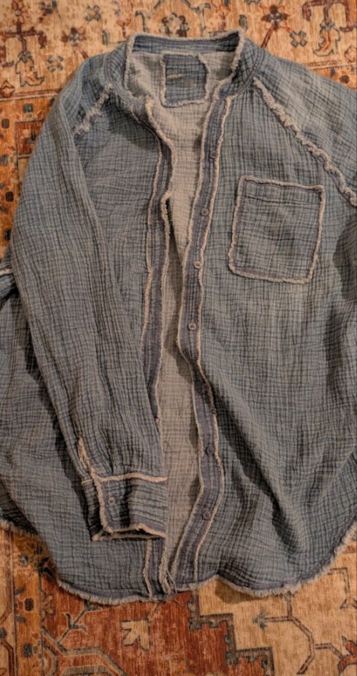 Woman's Aerie Light Weight "Denim" Cardigan